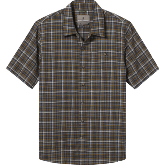 Royal Robbins Redwood Plaid S/s - Coyote - Miehet - L - Partioaitta