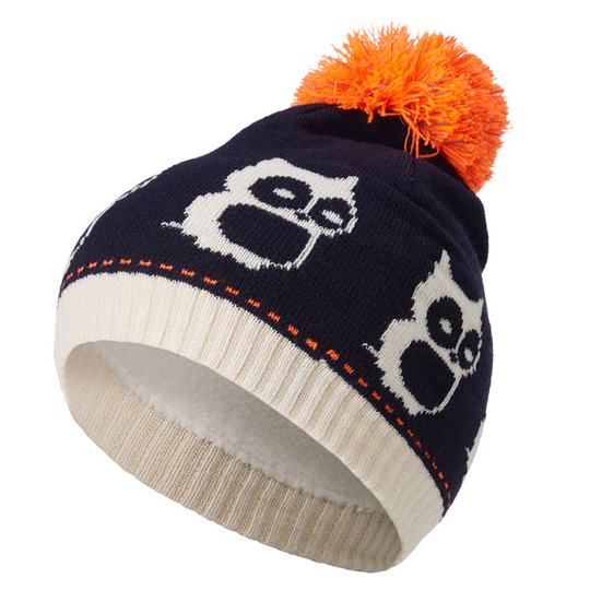 Namuk Logo Beanie - True Navy / Off White - Lapset - S/M - Partioaitta