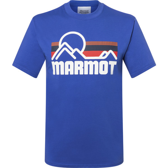 Marmot Coastal Tee Ss - Trail Blue - Miehet - M - Partioaitta