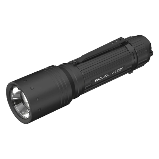 SOLIDLINE ST8R Ladattava taskulamppu pidikkeellä 600 lm