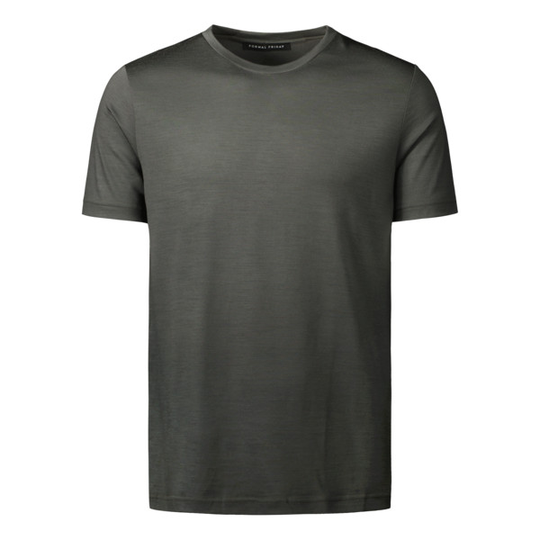 Formal Friday Ultrafine Merino T-shirt - Army - Unisex - S - Partioaitta