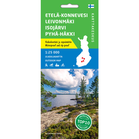 Karttakeskus Etelä-konnevesi Leivonmäki Isojärvi Pyhä-häkki - Nocolor - OneSize - Partioaitta