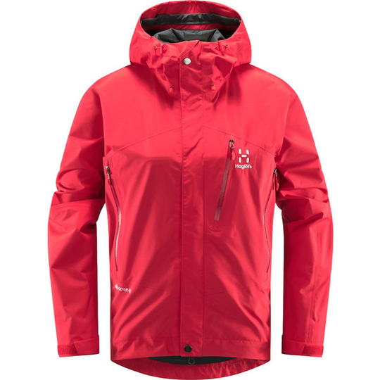 Haglöfs Astral Gtx Jacket Women - Scarlet Red - Naiset - XS - Partioaitta