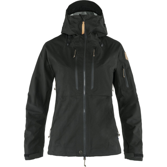 Fjällräven Keb Eco-shell Jacket W - Black - Naiset - L - Partioaitta