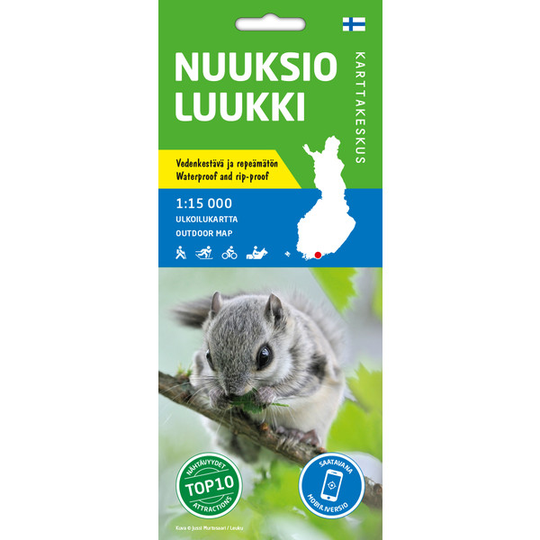 Karttakeskus Nuuksio Luukki 1:15 000 - Nocolor - OneSize - Partioaitta
