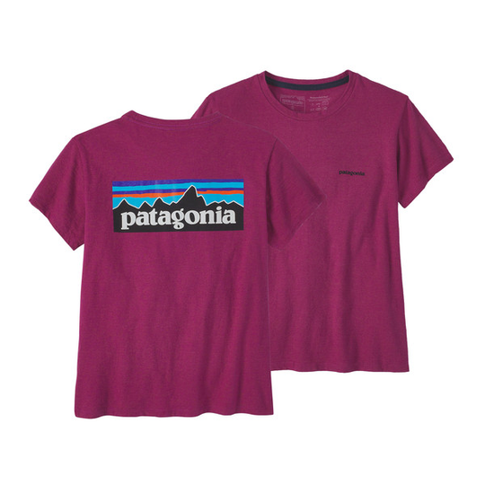 Patagonia W' S P-6 Logo Responsibili-tee - Star Pink - Naiset - XS - Partioaitta