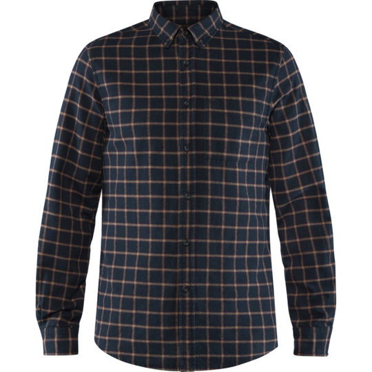 Fjällräven Övik Flannel Shirt M - Dark Navy - Miehet - L - Partioaitta