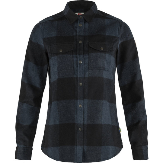 Fjällräven Canada Shirt W - Navy-black - Naiset - L - Partioaitta