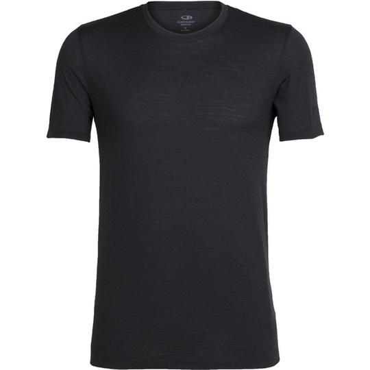 Icebreaker M Tech Lite Ss Crewe - Black - Miehet - L - Partioaitta