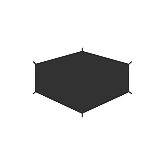 Fjällräven Lite 1 Footprint - Black - OneSize - Partioaitta