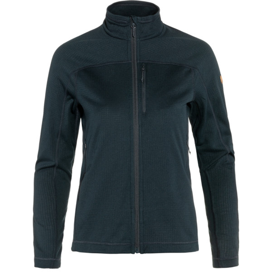 Fjällräven Abisko Lite Fleece Jacket W - Dark Navy - Naiset - M - Partioaitta