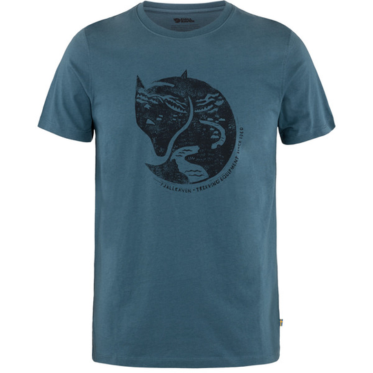 Fjällräven Arctic Fox T-shirt M - Indigo Blue - Miehet - L - Partioaitta