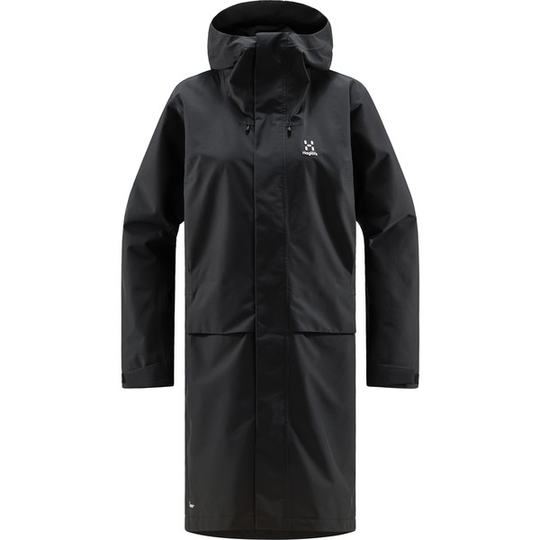 Haglöfs Aria Proof Parka Women - True Black - Naiset - XS - Partioaitta