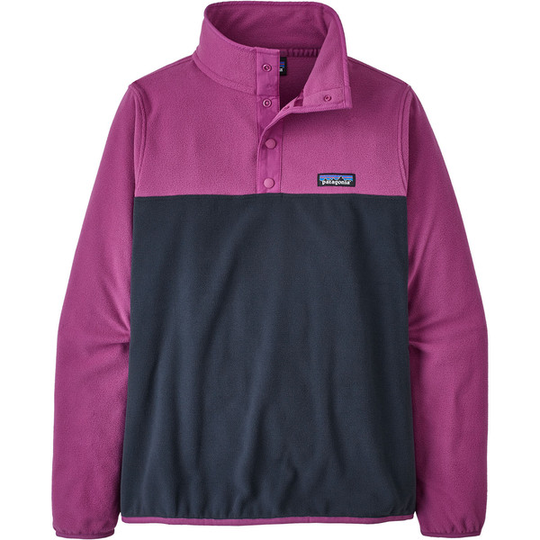 Patagonia W' S Micro D Snap-t P/o - Pitch Blue - Naiset - S - Partioaitta