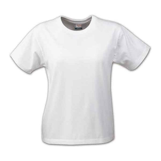 Printer Heavy T-shirt Lady T-paita Valkoinen XS