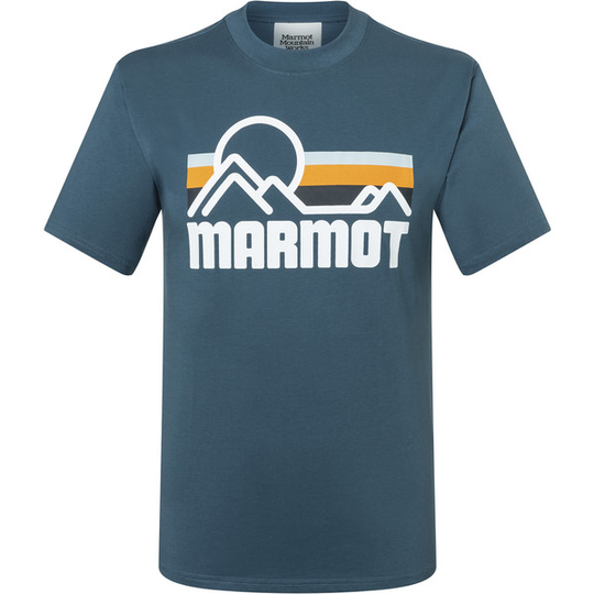 Marmot Coastal Tee Ss - Dusty Teal - Miehet - S - Partioaitta