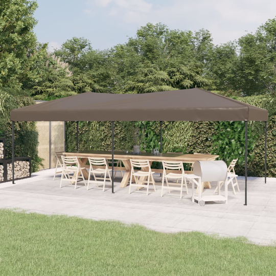 vidaXL Kokoontaittuva juhlateltta taupe 3x6 m