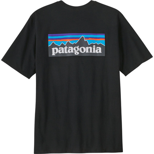 Patagonia M' S P-6 Logo Responsibili-tee - Black - Miehet - S - Partioaitta