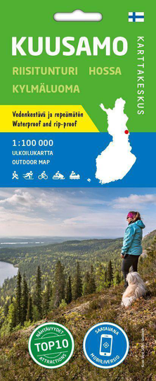 Karttakeskus Kuusamo Riisitunturi Hossa Kylmäluoma