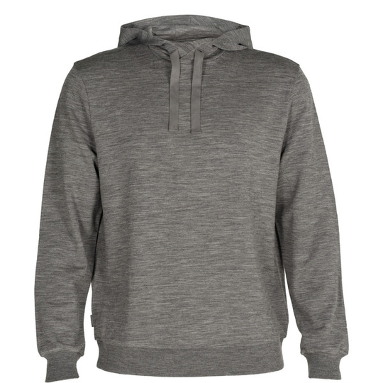 Icebreaker M Shifter Ls Hoodie - Gritstone Hthr - Miehet - S - Partioaitta