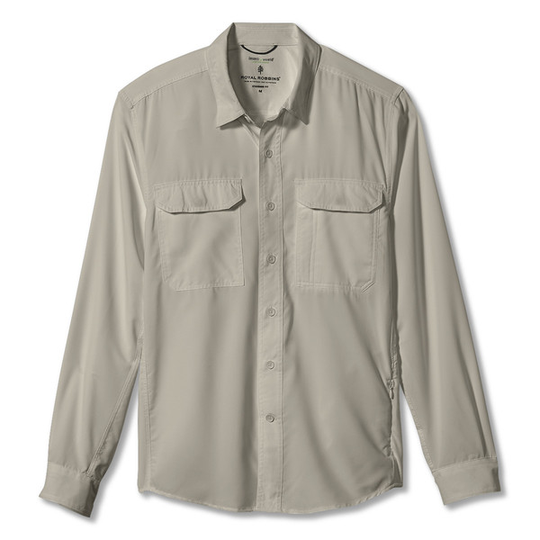 Royal Robbins Bug Barrier Global Expedition L/s - Soapstone - Miehet - M - Partioaitta