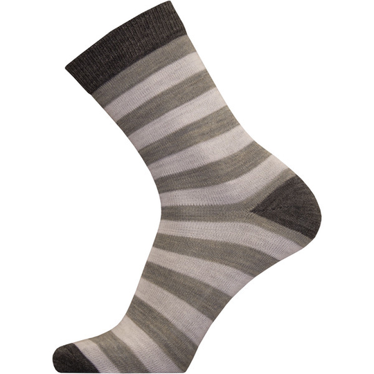 Sukkamestarit Merinovillasukat - 2-raita Solid-harmaa - Unisex - 35-38 - Partioaitta