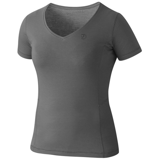 Fjällräven Abisko Cool T-shirt W - Dark Grey - Naiset - M - Partioaitta