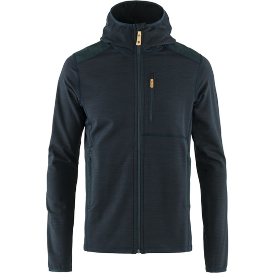 Fjällräven Keb Fleece Hoodie M - Dark Navy - Miehet - L - Partioaitta