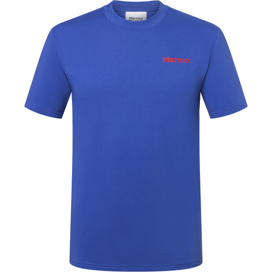 Marmot M Dot Tee Ss - Trail Blue - Miehet - M - Partioaitta