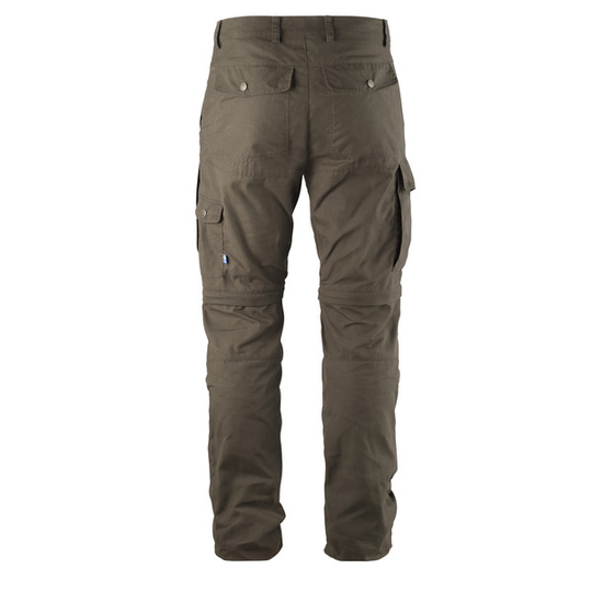 Fjällräven Karl Pro Zip-off Trousers M - Dark Olive - Miehet - 44 - Partioaitta