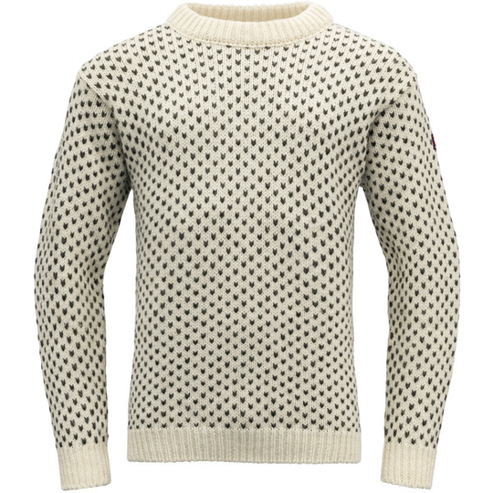 Devold Nordsjø Wool Sweater - Offwhite - Unisex - L - Partioaitta