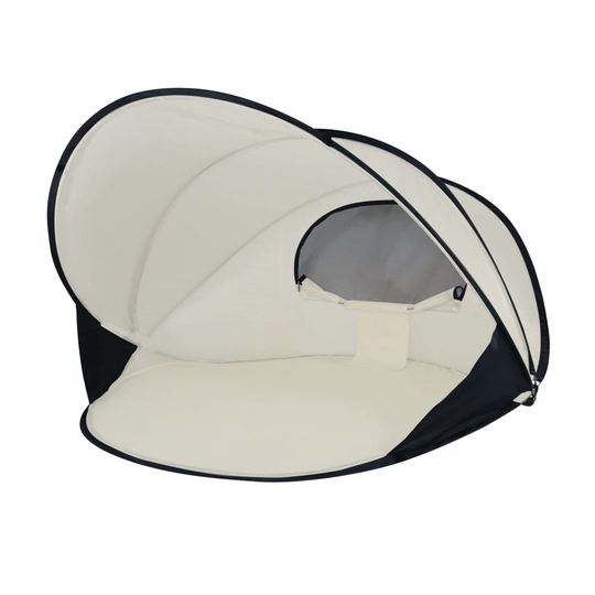 DERYAN Ylellinen pop-up rantateltta XXL 155x133x95 cm kerma