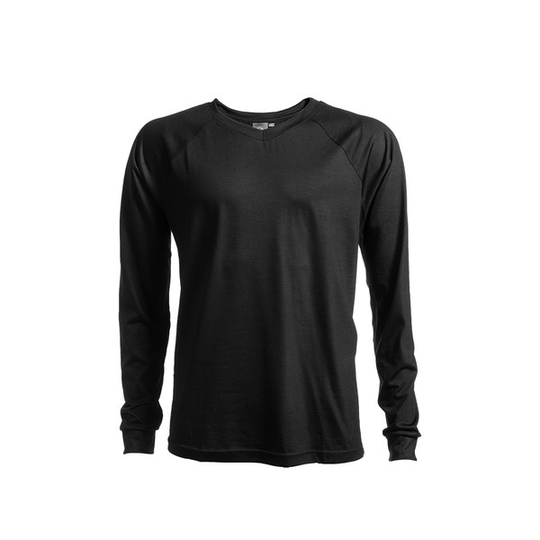 Keli Merinovilla Pitkähihainen Paita - Black - Unisex - XS - Partioaitta