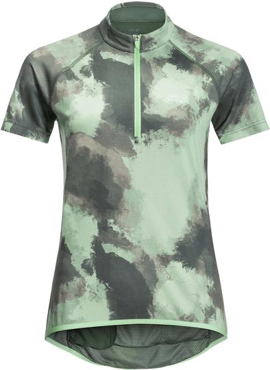 Jack Wolfskin Tourer Halfzip Print Tee W