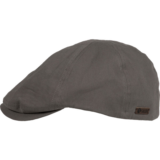 Salon Lakkitehdas Flat Cap - Harmaa - Unisex - 58 - Partioaitta