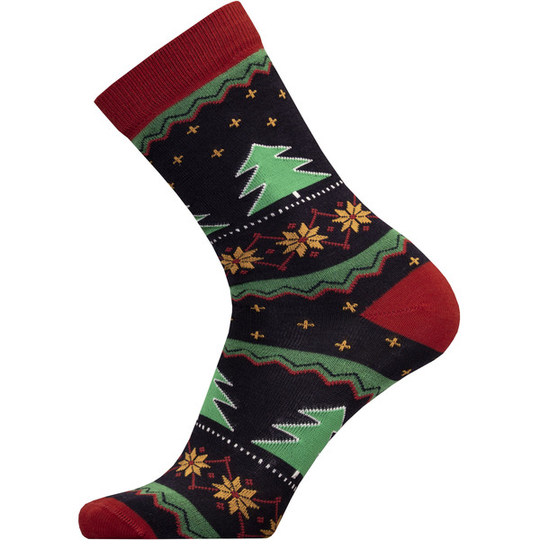 Sukkamestarit Merinovillasukat Joulu - Kuusi Snowflake Multi2 - Unisex - 35-38 - Partioaitta