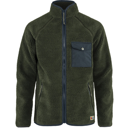 Fjällräven Vardag Pile Fleece M - Deep Forest - Miehet - L - Partioaitta