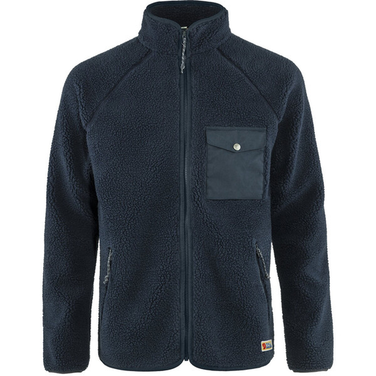 Fjällräven Vardag Pile Fleece M - Navy - Miehet - L - Partioaitta