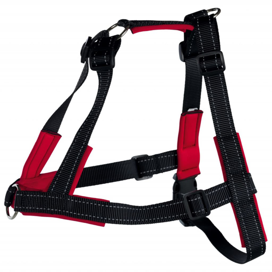 TRIXIE Valjaat Lead'n'Walk Soft koko M-L 55-90 cm musta 13056