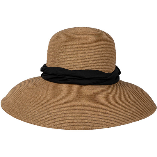 Salon Lakkitehdas Straw Hat Wide Brim Upf 50+ - Brown - Unisex - 57 - Partioaitta