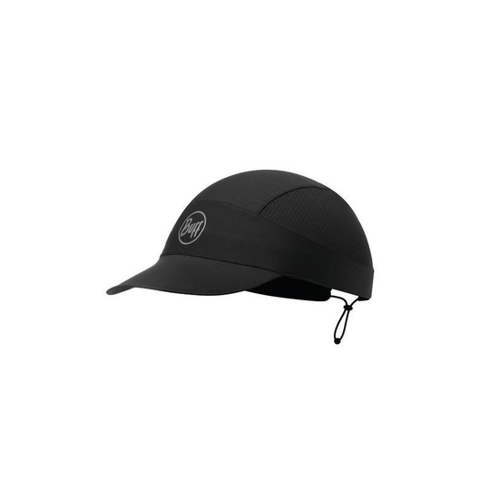 Buff Pack Run Cap R-Solid Black pakattava lippalakki