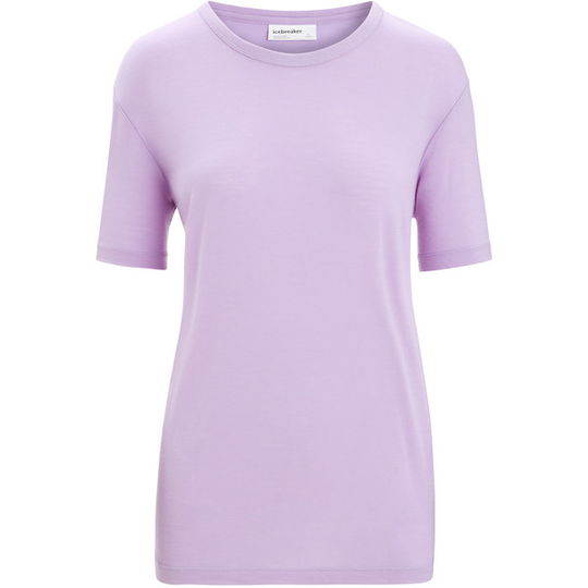 Icebreaker W Granary Ss Tee - Purple Gaze - Naiset - S - Partioaitta
