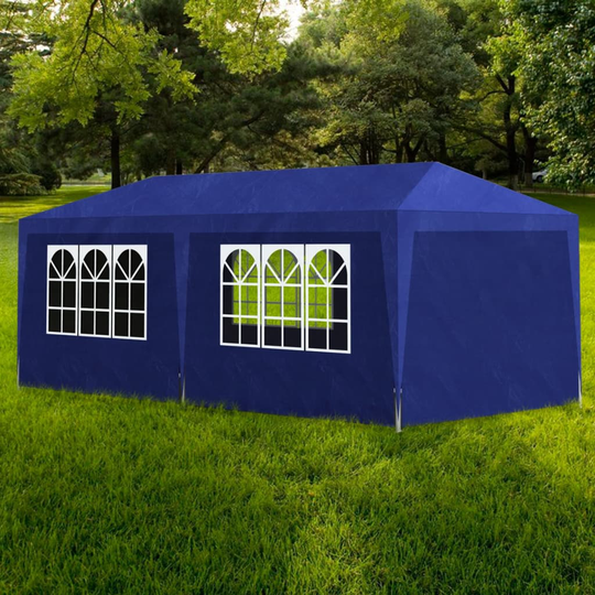 vidaXL Juhlateltta 3x6 m sininen