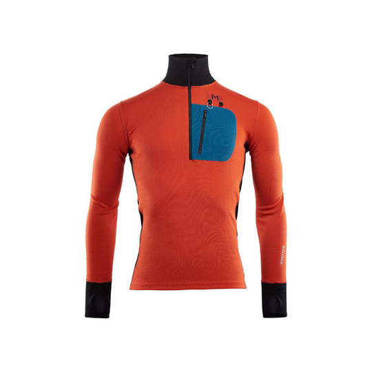 Aclima Anarjohka Warm wool Polo on pitkähihainen, kauluksellinen aluspaita