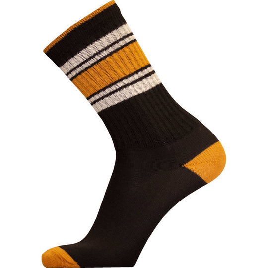 Sukkamestarit Merinovillasukat Sport - Musta Okra - Unisex - 35-38 - Partioaitta
