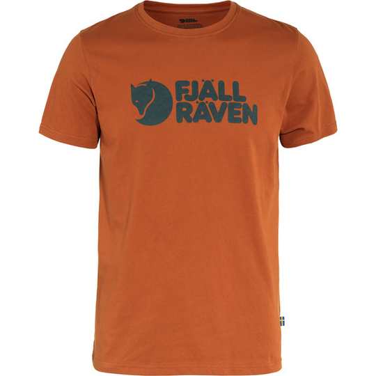 Fjällräven Fjällräven Logo T-shirt M - Terracotta Brown - Miehet - L - Partioaitta