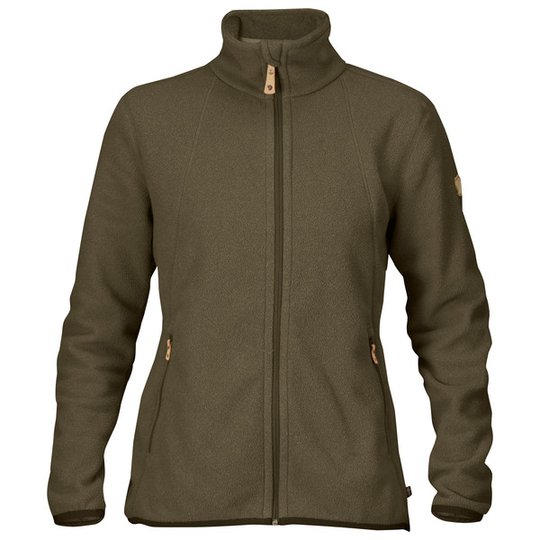 Fjällräven Stina Fleece W - Dark Olive - Naiset - L - Partioaitta