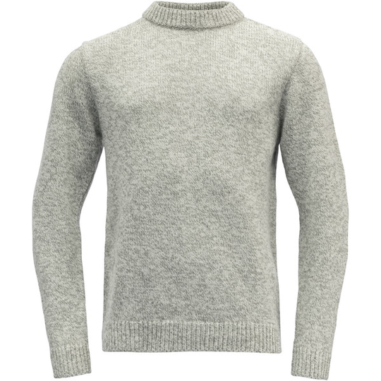 Devold Arktis Wool Sweater - Grey Melange - Unisex - L - Partioaitta
