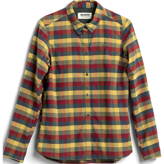 Fjällräven S/f Rider' S Flannel Shirt Ls W - Flag Check - Naiset - L - Partioaitta