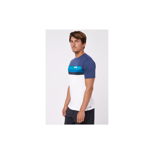 Rip Curl Surf Revival Panel Short Sleeve UV Tee, miesten UV T-paita, navy